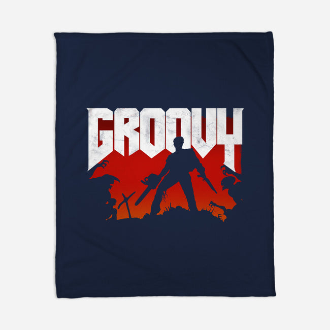 Groovy and Doomy-none fleece blanket-Manoss1995