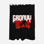 Groovy and Doomy-none polyester shower curtain-Manoss1995