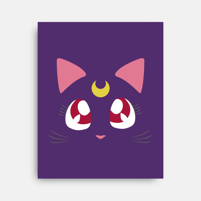 Guardian Cat-none stretched canvas-Le Chardonneret