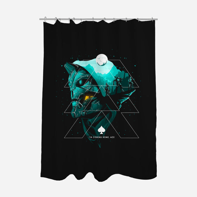 Guardian Hunter-none polyester shower curtain-Mampurrio