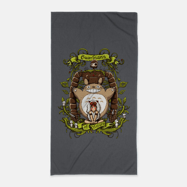 Guardians of Nature-none beach towel-ducfrench