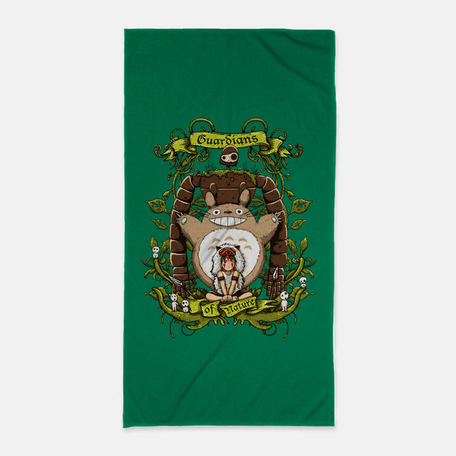 Guardians of Nature-none beach towel-ducfrench