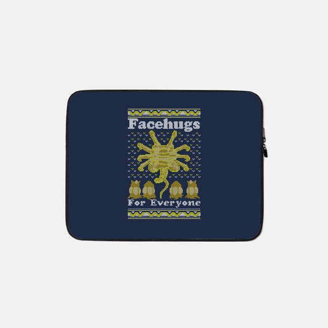 Face Hugs For Everyone-none zippered laptop sleeve-maped