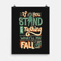 Fall-none matte poster-risarodil