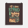 Fall-none matte poster-risarodil
