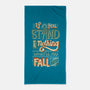 Fall-none beach towel-risarodil