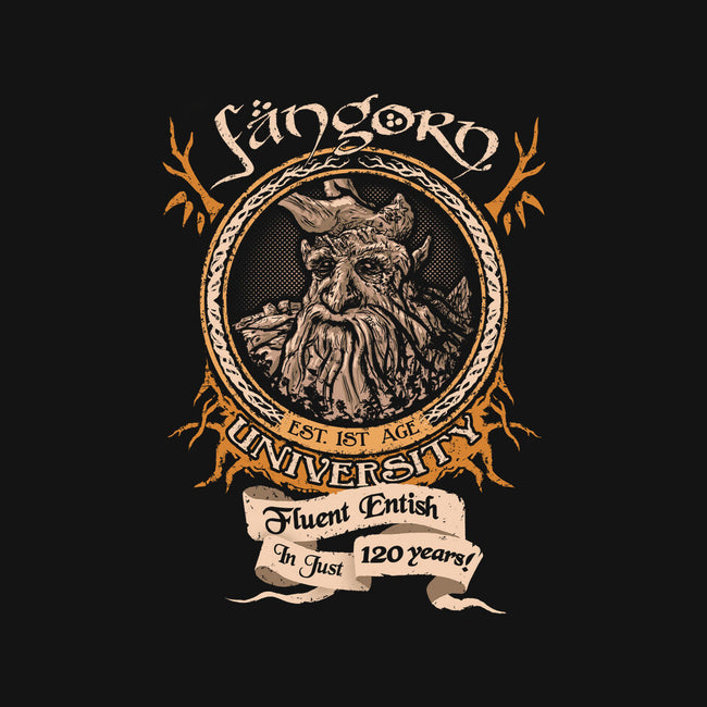 Fangorn University-none removable cover w insert throw pillow-Hootbrush