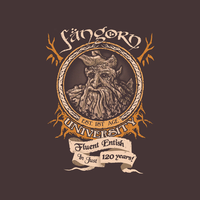 Fangorn University-none stretched canvas-Hootbrush