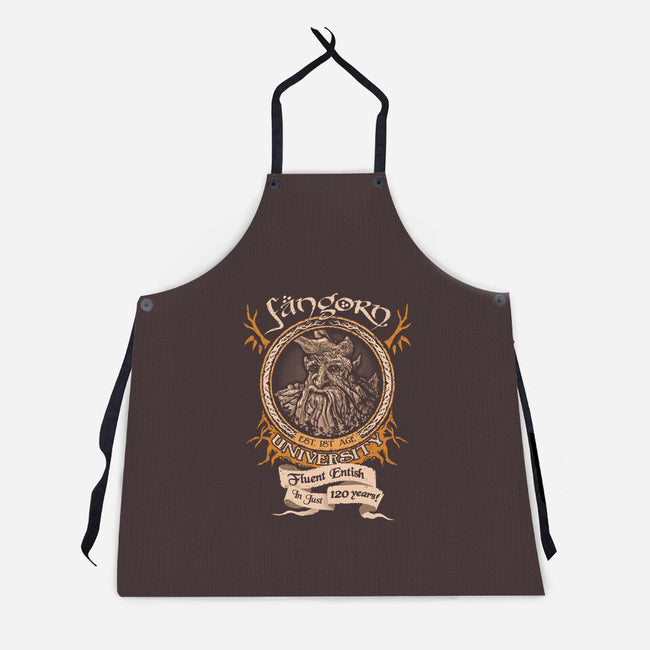 Fangorn University-unisex kitchen apron-Hootbrush