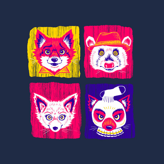 Fantastic Fox Friends-unisex basic tee-Miranda Dressler