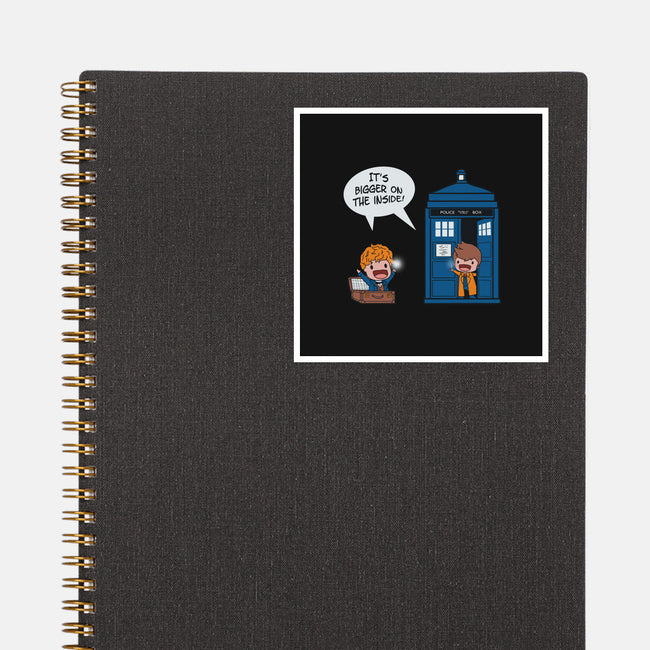 Fantastic Space-none glossy sticker-Ma_Lockser