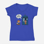 Fantastic Space-womens v-neck tee-Ma_Lockser