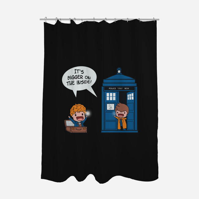 Fantastic Space-none polyester shower curtain-Ma_Lockser