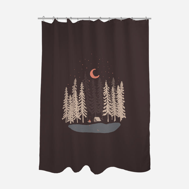 Feeling Small-none polyester shower curtain-ndtank