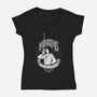 Fencing School-womens v-neck tee-Kat_Haynes