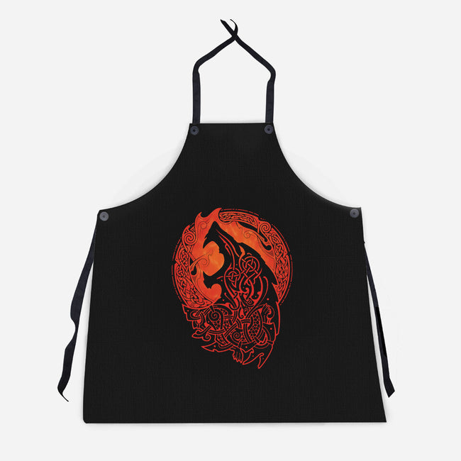 Fenrisulfr-unisex kitchen apron-RAIDHO