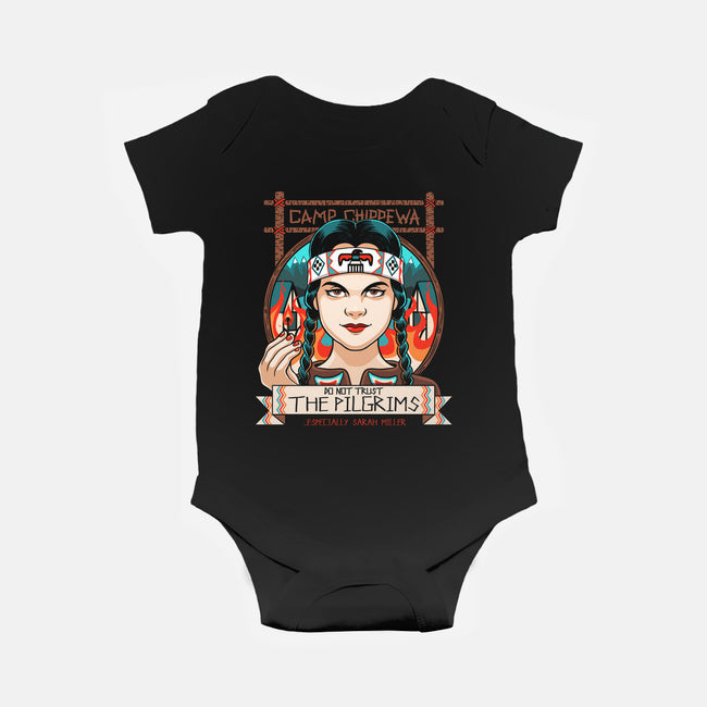 Fiery Thanksgiving-baby basic onesie-Bamboota