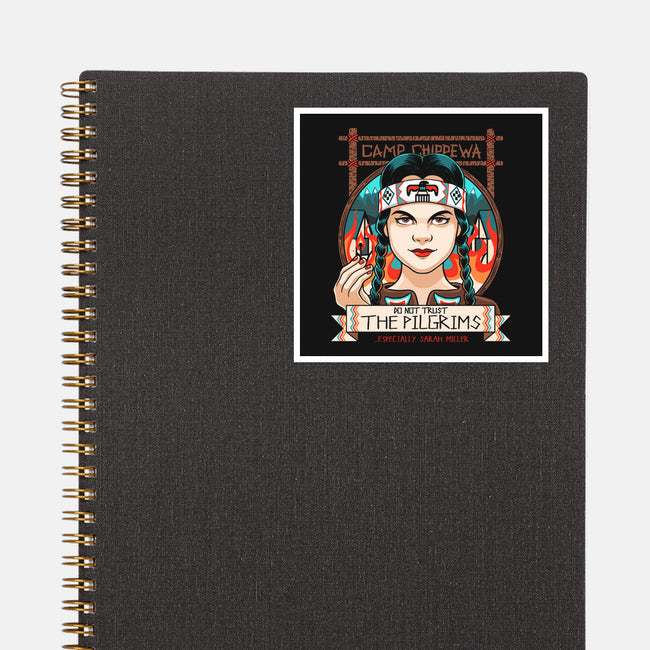 Fiery Thanksgiving-none glossy sticker-Bamboota