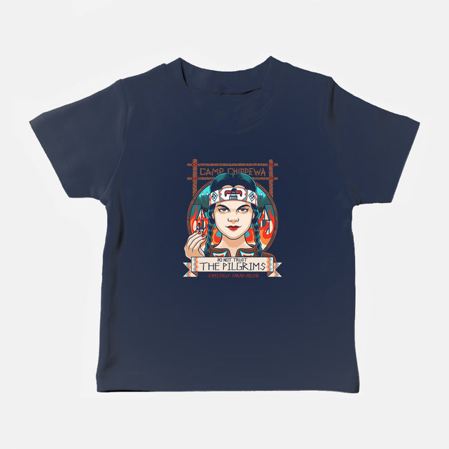 Fiery Thanksgiving-baby basic tee-Bamboota