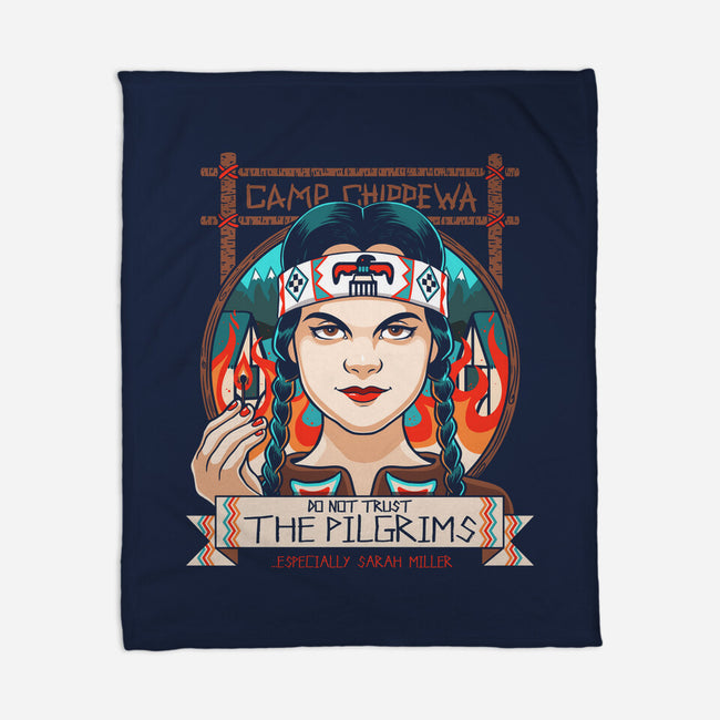 Fiery Thanksgiving-none fleece blanket-Bamboota