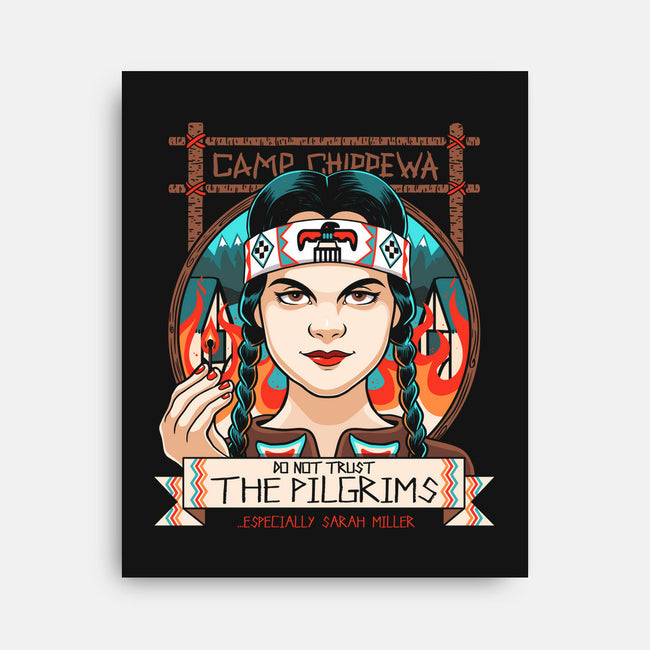 Fiery Thanksgiving-none stretched canvas-Bamboota