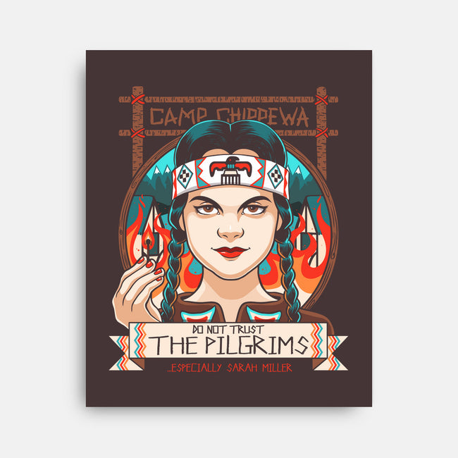 Fiery Thanksgiving-none stretched canvas-Bamboota