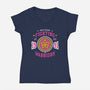 Fighting Senshi-womens v-neck tee-machmigo