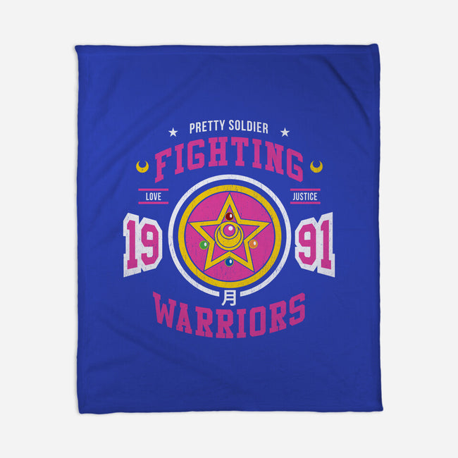 Fighting Senshi-none fleece blanket-machmigo