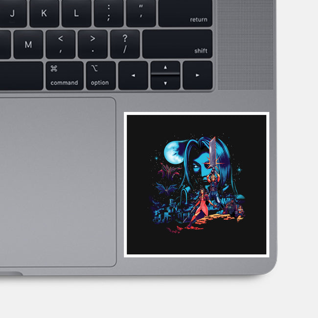 Final Wars-none glossy sticker-KindaCreative