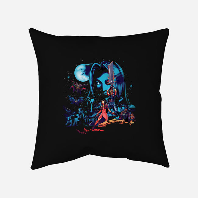 Final Wars-none removable cover throw pillow-KindaCreative
