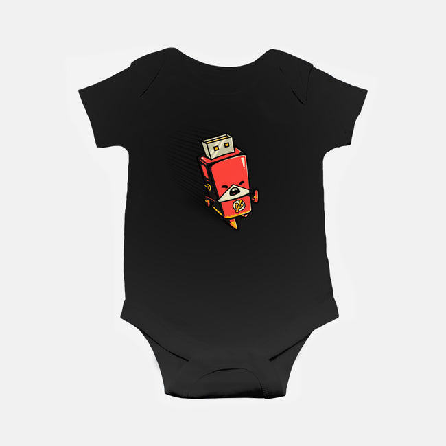 Flash Drive-baby basic onesie-Wenceslao A Romero