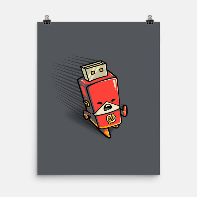 Flash Drive-none matte poster-Wenceslao A Romero