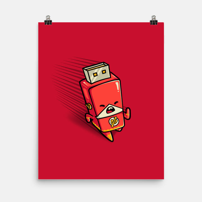 Flash Drive-none matte poster-Wenceslao A Romero