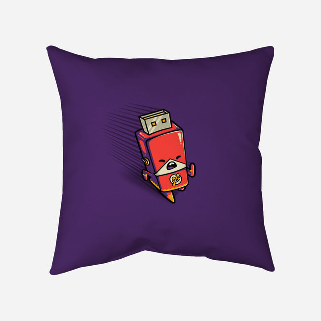 Flash Drive-none removable cover w insert throw pillow-Wenceslao A Romero