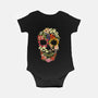 Floral Skull Vintage-baby basic onesie-tobefonseca