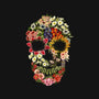 Floral Skull Vintage-womens off shoulder tee-tobefonseca