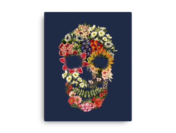 Floral Skull Vintage