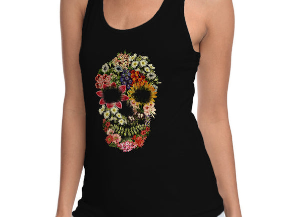 Floral Skull Vintage