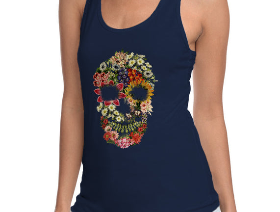 Floral Skull Vintage