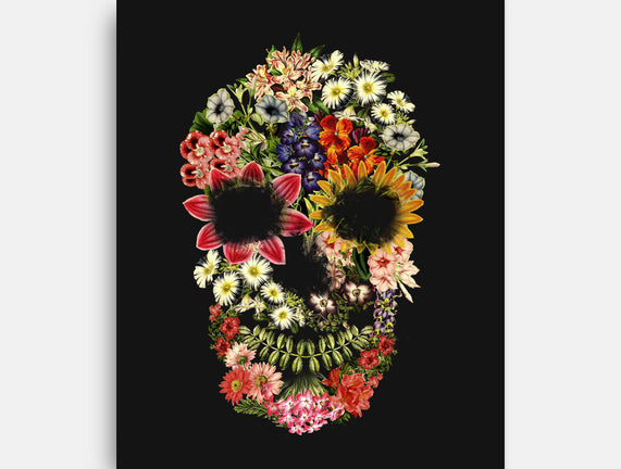 Floral Skull Vintage