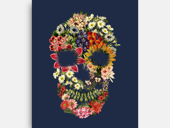 Floral Skull Vintage