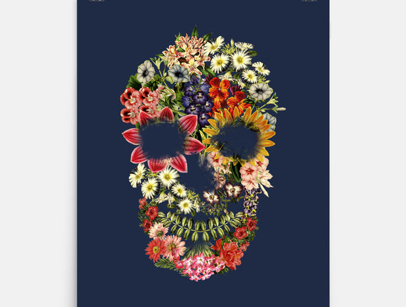Floral Skull Vintage