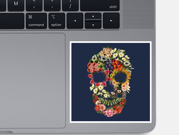 Floral Skull Vintage