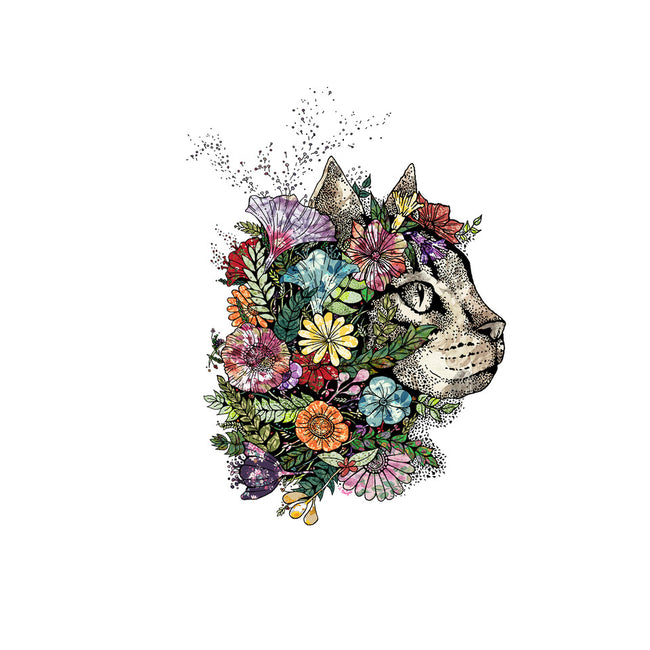 Flower Cat-mens premium tee-scarletknightco