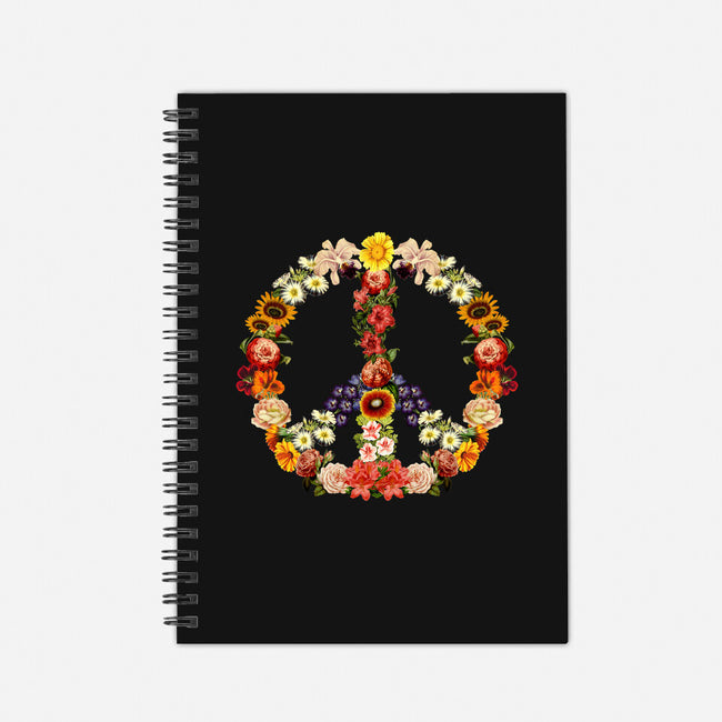 Flower Power-none dot grid notebook-tobefonseca