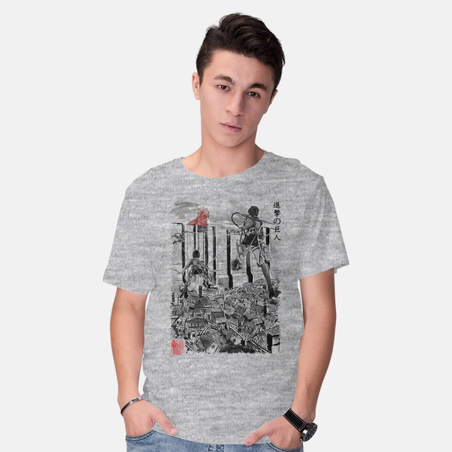 Flying for Humanity-mens basic tee-DrMonekers