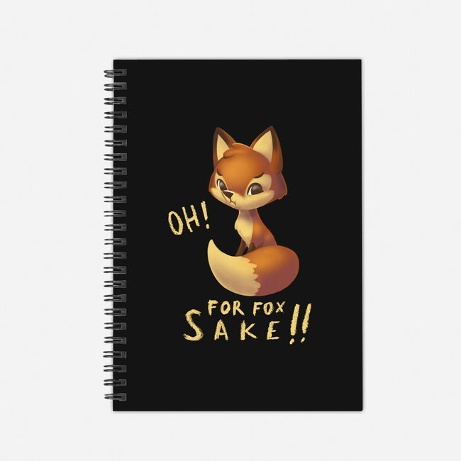 For Fox Sake!-none dot grid notebook-BlancaVidal