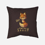 For Fox Sake!-none removable cover w insert throw pillow-BlancaVidal