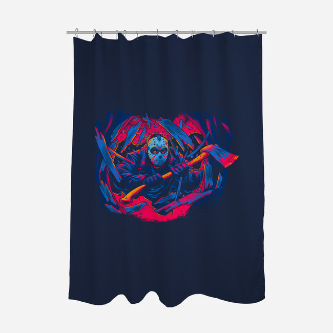 Forceful Entry-none polyester shower curtain-BeastPop