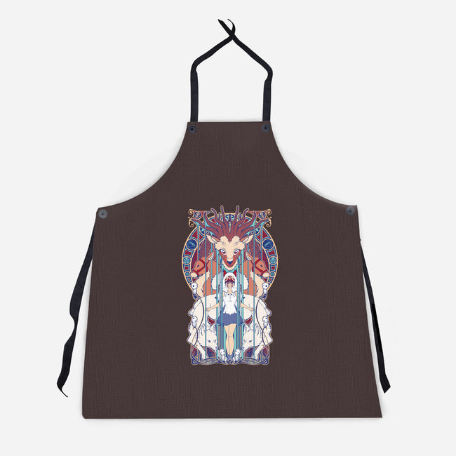 Forest Fight-unisex kitchen apron-ChocolateRaisinFury